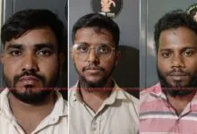 Three activists arrested