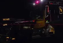 Auto rickshaw,lorry accident